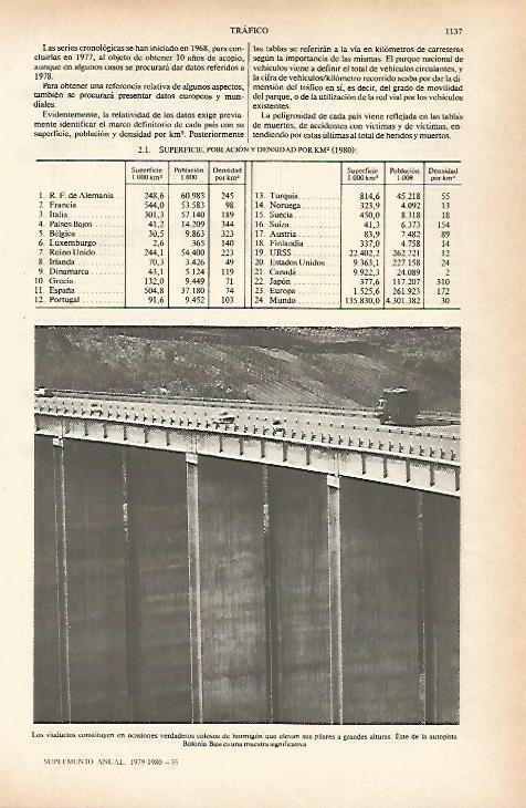 LAMINA ESPASA 26709: Viaducto de la autopista Bolonia-Basi en Italia