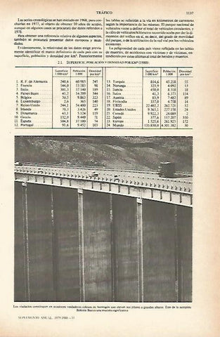 LAMINA ESPASA 26709: Viaducto de la autopista Bolonia-Basi en Italia
