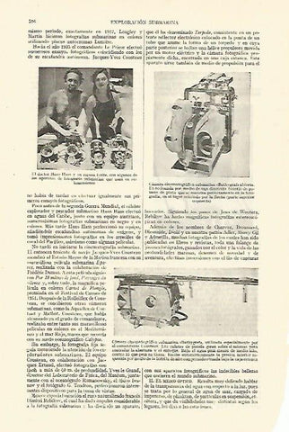 LAMINA ESPASA 26749: Hans Hass y su esposa Lotte