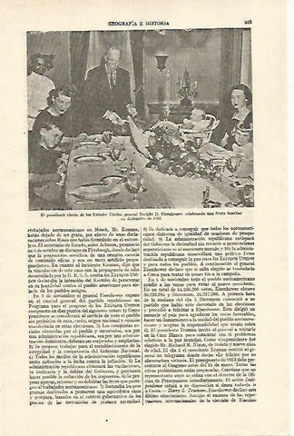 LAMINA ESPASA 26783: Eisenhower en familia en 1952