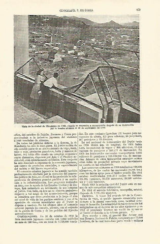 LAMINA ESPASA 26794: Vista de Hiroshima en 1949