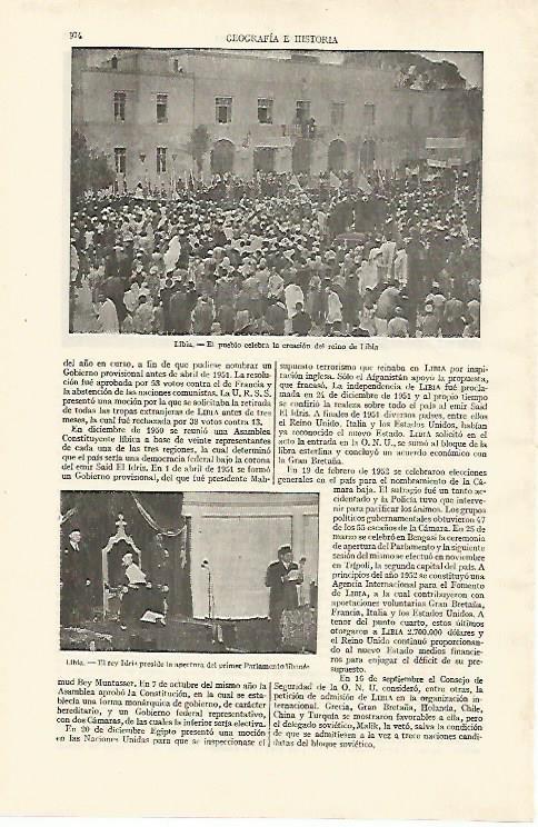 LAMINA ESPASA 26798: Celebracion de la creacion del reino de Libia