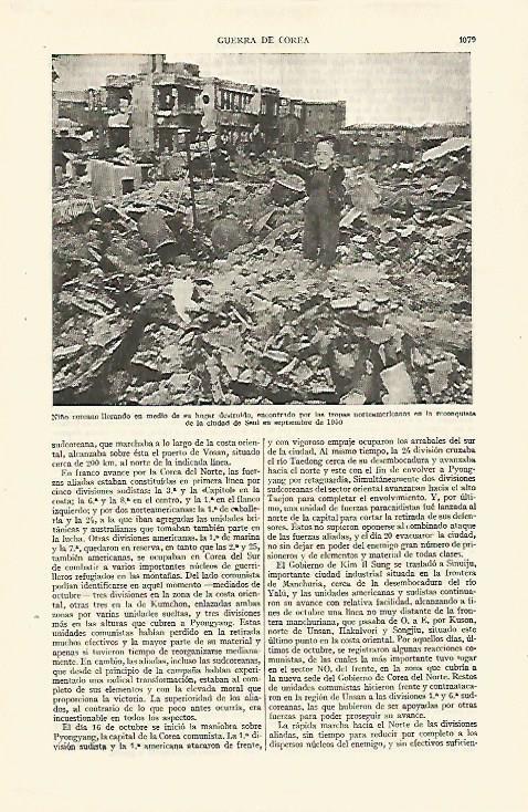 LAMINA ESPASA 26810: Niño coreano en Seul en 1950