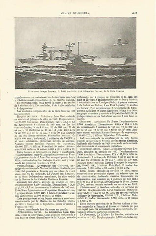 LAMINA ESPASA 26826: El crucero Georges Leygues de Francia
