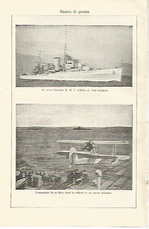 LAMINA ESPASA 26828: El crucero britanico H M S Achilles