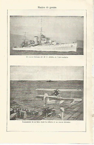 LAMINA ESPASA 26828: El crucero britanico H M S Achilles