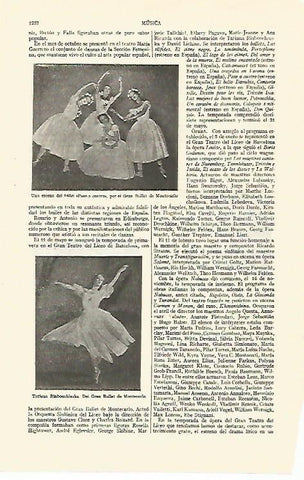 LAMINA ESPASA 26839: Escana del ballet Paso a cuatro y Tatiana Riabouchinska