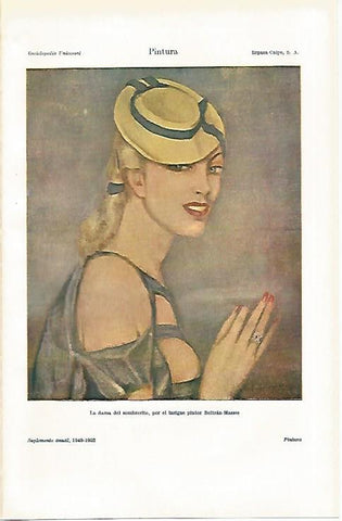 LAMINA ESPASA 26852: La dama del sombrerito por Beltran-Masses