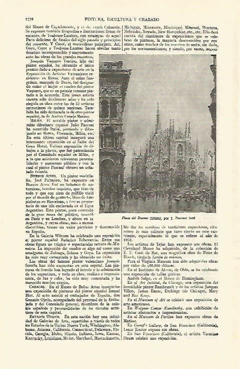 LAMINA ESPASA 26858: Plaza del Duomo por Pascual Sole