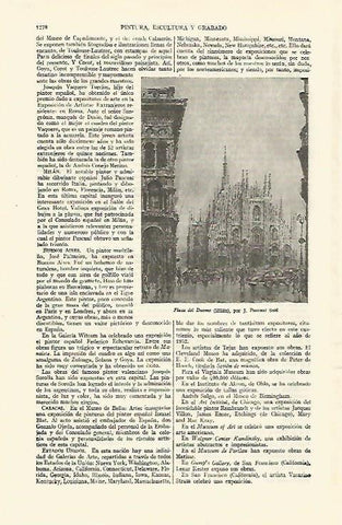 LAMINA ESPASA 26858: Plaza del Duomo por Pascual Sole