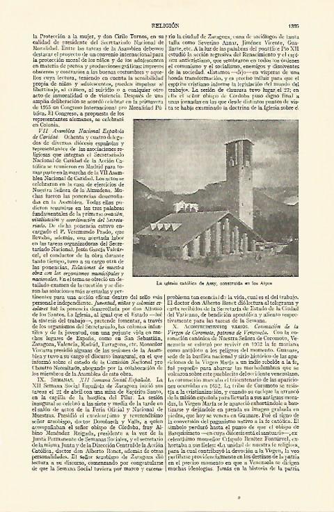 LAMINA ESPASA 26875: Iglesia de Assy en los Alpes