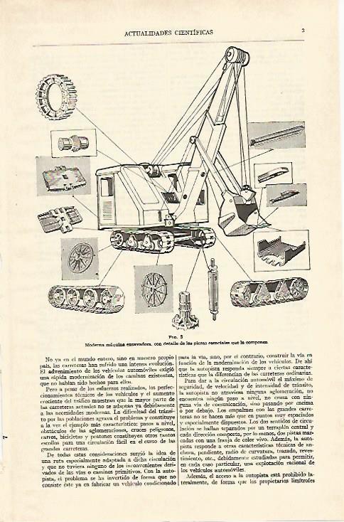 LAMINA ESPASA 26888: Maquina excavadora