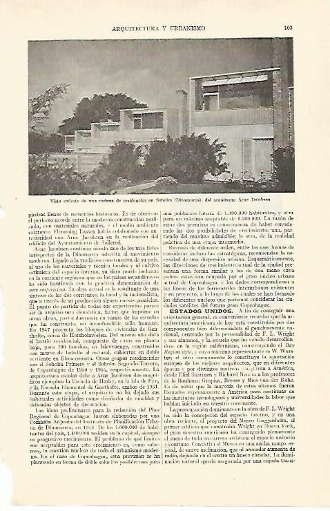 LAMINA ESPASA 26901: Residencias en Soholm Dinamarca