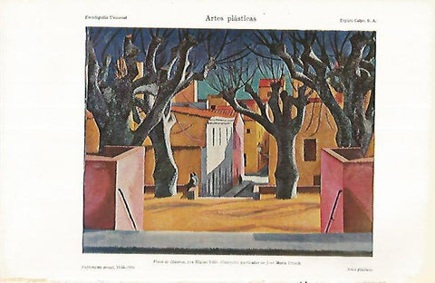 LAMINA ESPASA 26911: Plaza de Masnou por Miguel Villa