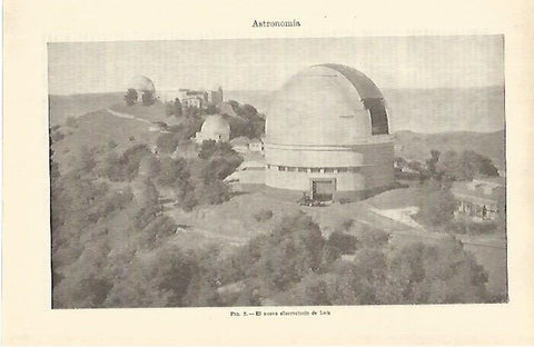 LAMINA ESPASA 26915: Observatorio de Lick