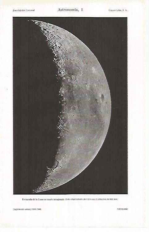 LAMINA ESPASA 26916: Fotografia de la Luna