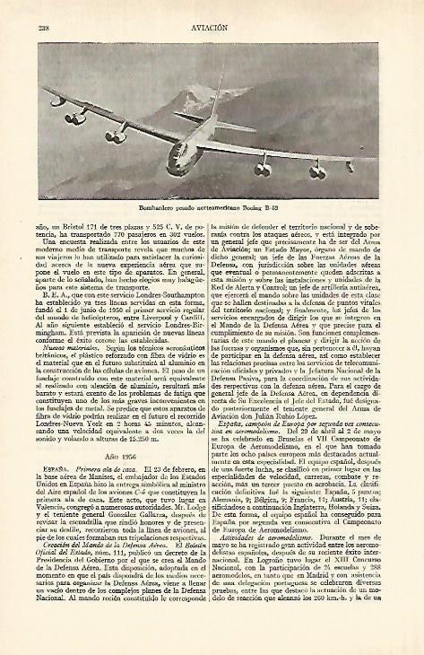 LAMINA ESPASA 26921: Bombardero pesado Boeing B-52