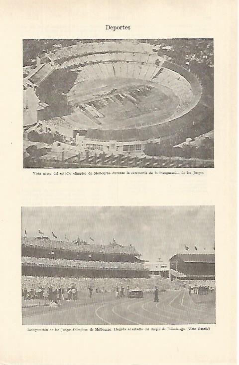LAMINA ESPASA 26934: Estadio olimpico de Melbourne