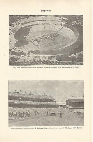 LAMINA ESPASA 26934: Estadio olimpico de Melbourne