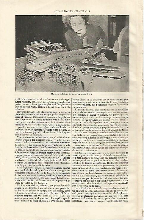 LAMINA ESPASA 26950: Maqueta de un avion de la TWA
