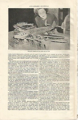 LAMINA ESPASA 26950: Maqueta de un avion de la TWA