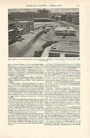 LAMINA ESPASA 26956: Vista de Jedda Arabia Saudi