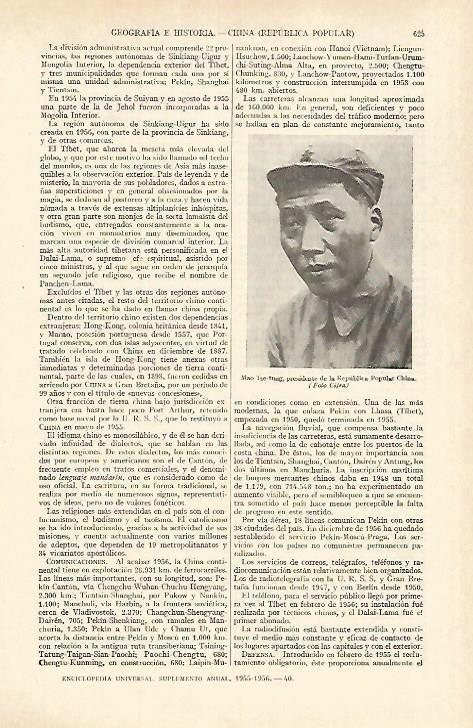 LAMINA ESPASA 26966: Mao Tse-tung