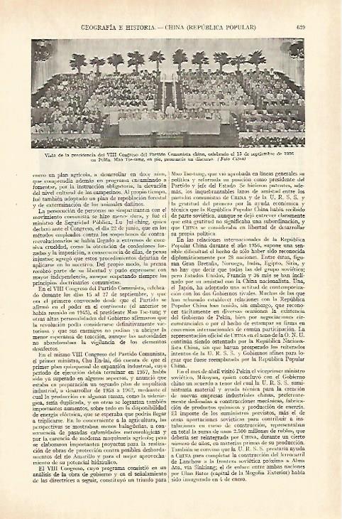 LAMINA ESPASA 26968: VIII Congreso del Partido Comunista de China