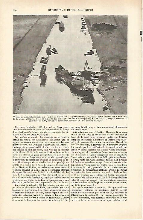 LAMINA ESPASA 26970: El Canal de Suez