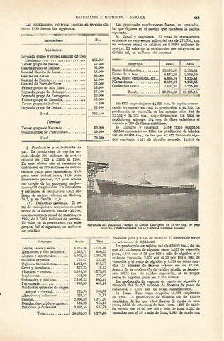 LAMINA ESPASA 26979: Botadura del petrolero Puentes de Garcia Rodriguez