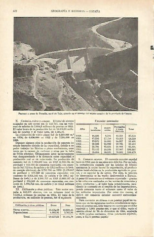 LAMINA ESPASA 26980: Pantano y presa de Buendia