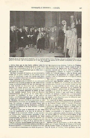 LAMINA ESPASA 26984: Bendicion del Edificio del Banco de España en Barcelona