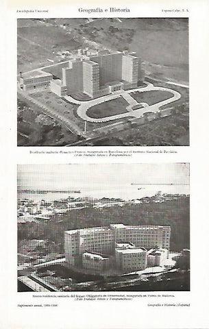 LAMINA ESPASA 26985: Residencia Francisco Franco enn Barcelona