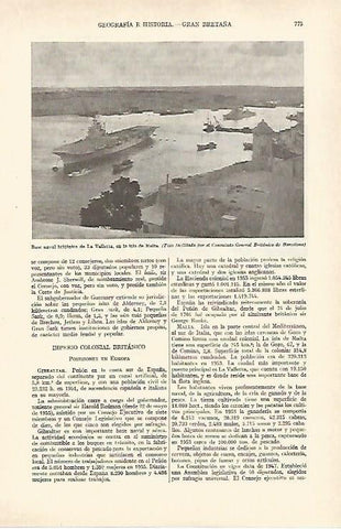 LAMINA ESPASA 27006: Base naval La Valetta en Malta