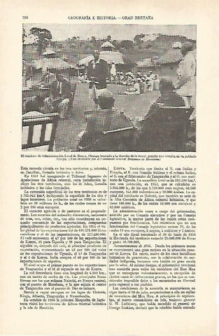 LAMINA ESPASA 27009: Reunion en un poblado kikuyu en Kenia