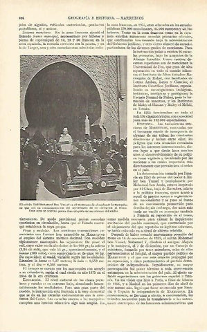 LAMINA ESPASA 27030: El sultan de Marruecos Sidi Mohamed Ben Yussef