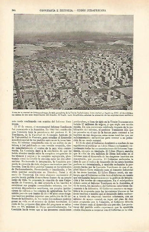 LAMINA ESPASA 27037: Vista de Johanesburgo