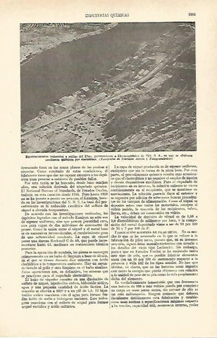 LAMINA ESPASA 27044: Vista aerea de la Electroquimica de Flix