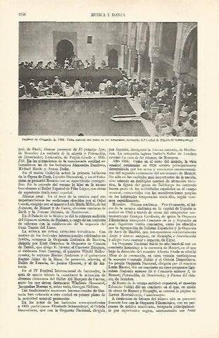 LAMINA ESPASA 27051: Festival de Granada de 1955