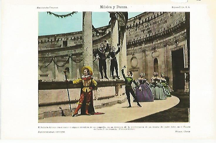 LAMINA ESPASA 27053: El bailarin Antonio en Sonatas