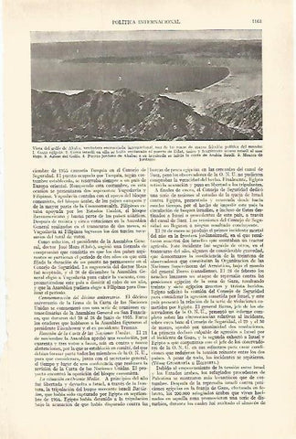 LAMINA ESPASA 27055: Vista del Golfo de Akaba