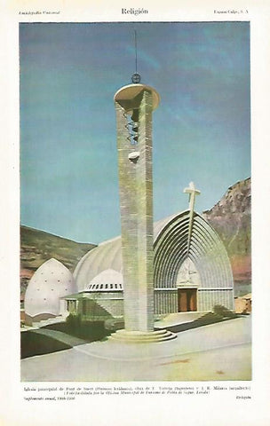 LAMINA ESPASA 27057:  Iglesia de Pont de Suer Lleida