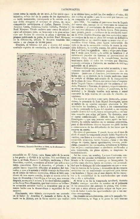 LAMINA ESPASA 27063: Chamaco con Litri y A. Ordoñez