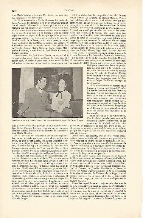 LAMINA ESPASA 27064: Escena de El amor tiene su aquel