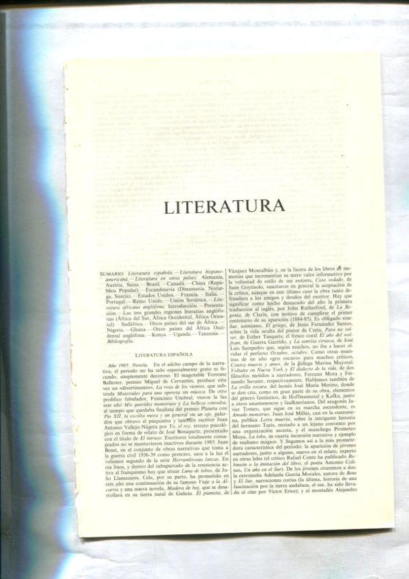 Espasa Calpe: Literatura universal (articulo de 21 paginas)