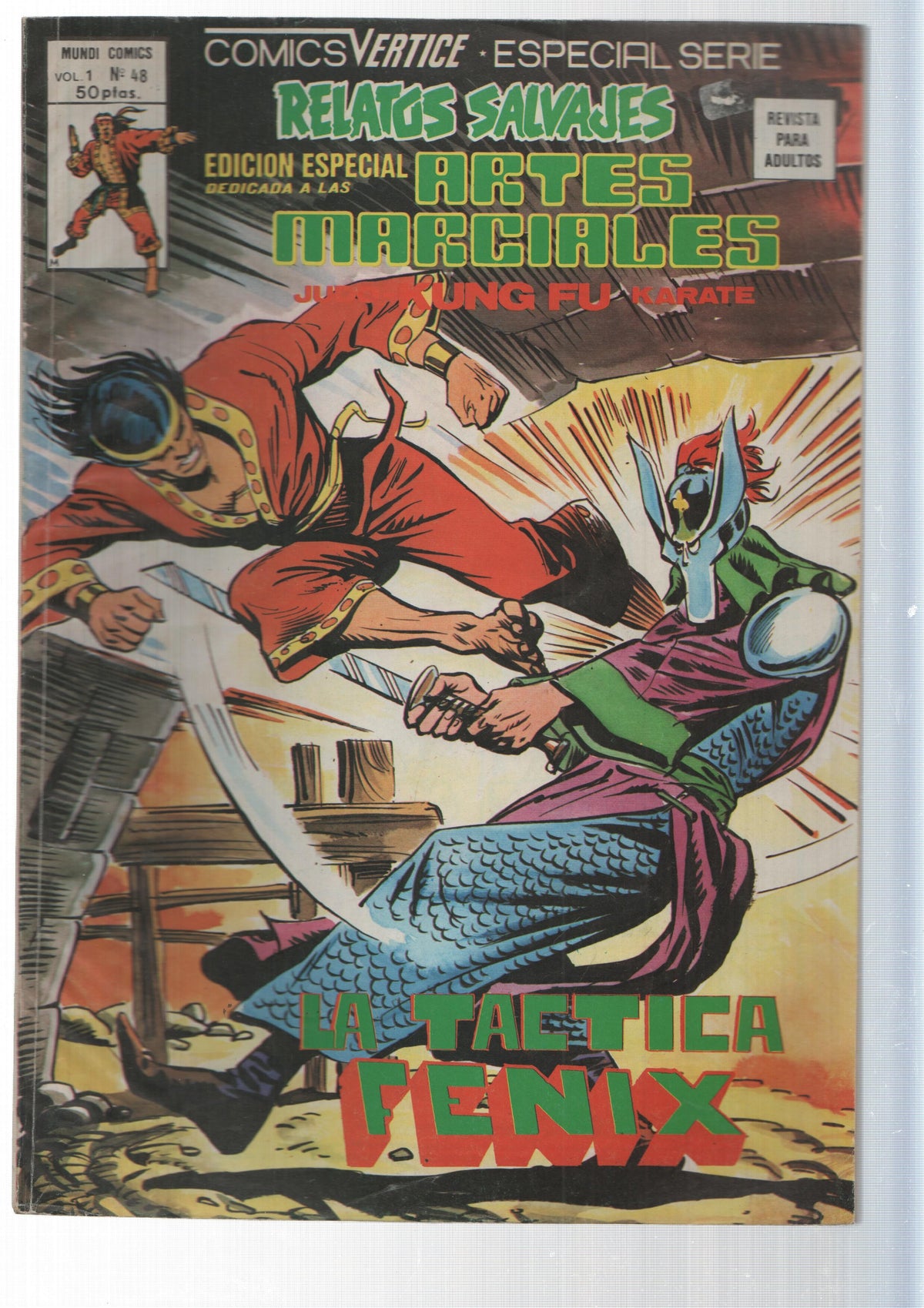 Relatos Salvajes serie Artes Marciales numero 48: La tactica fenix