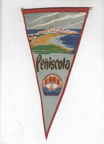 BANDERIN: PEÑISCOLA - Escudo y Vista general de Peñiscola