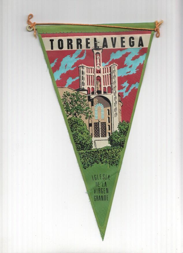 BANDERIN: TORRELAVEGA - Ilustracion de la Iglesia de la Virgen Grande