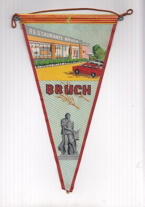 BANDERIN: EL BRUCH, Barcelona - Ilustracion del Restaurante BRUCH y el Timbaler del Bruch 