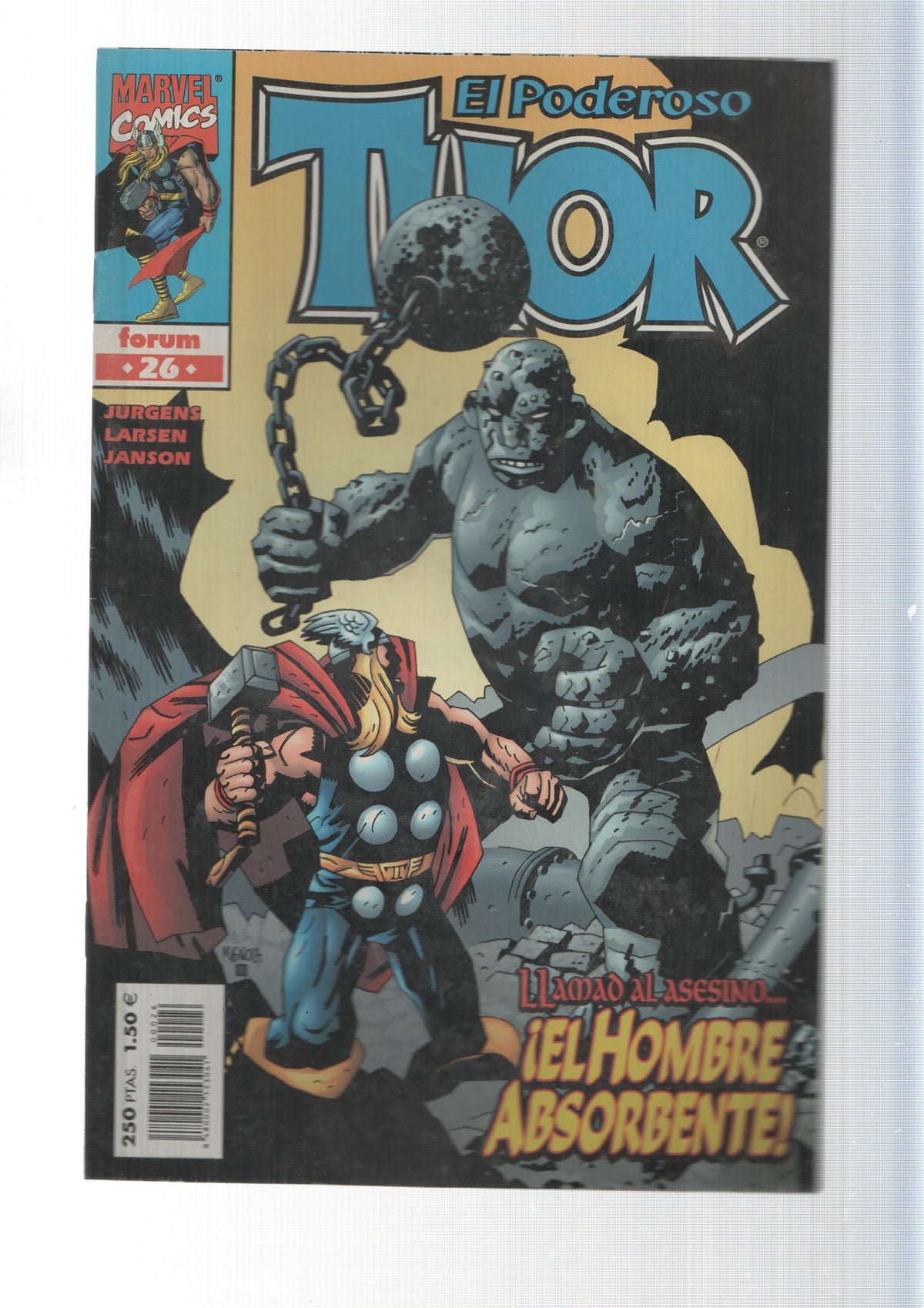 Planeta-De Agostini: Hogar - El Poderoso Thor  vol. 4, numero 26. Marvel Comics